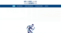 Desktop Screenshot of hipandkneeclinic.com.au